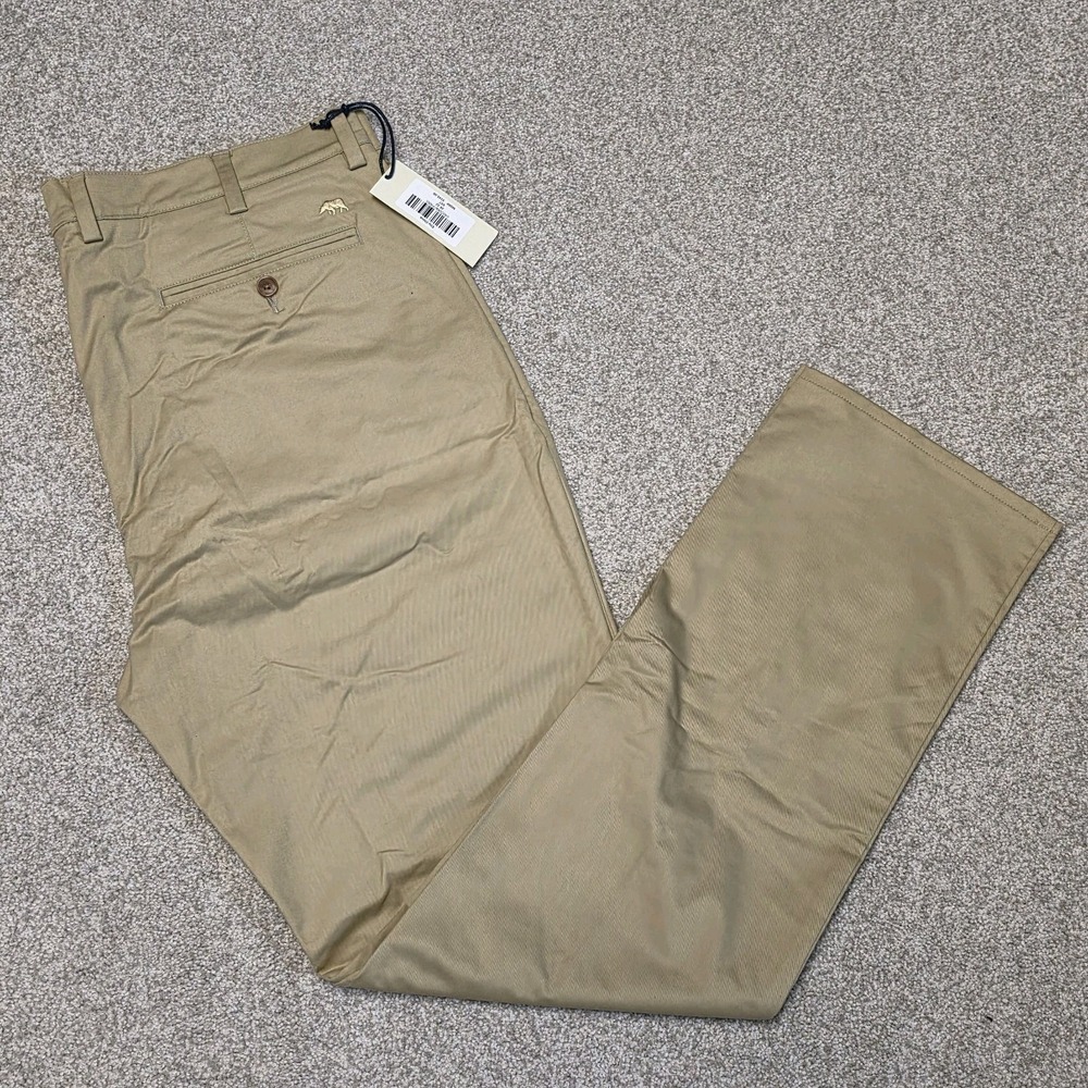 Onward Reserve City Chino Mens 38x32 Khaki Tan Stretch Pants NWT $145